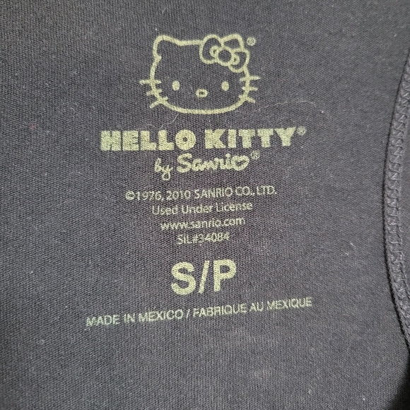 ✨️3 For $30✨️Hello Kitty Racerback Tank - Black & Gold (S) - Picture 4 of 7